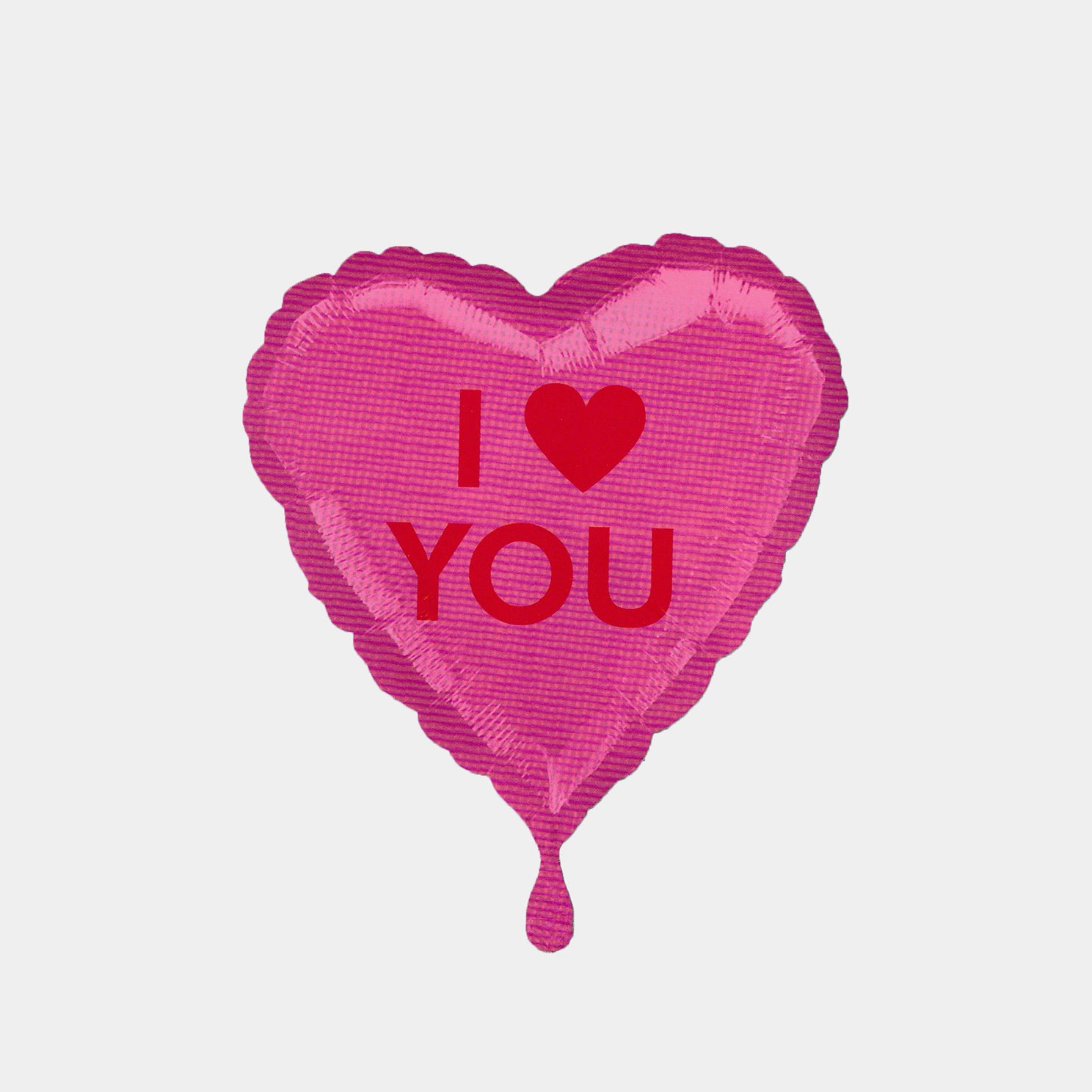 Foil Balloon Pink - I Love You